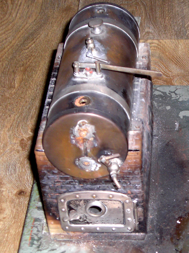 Doll Kesselhaus und Kessel vor der Restauration